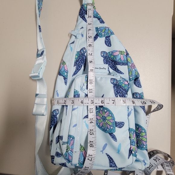 Vera Bradley Just Turtles Sling Backpack. - Picture 14 of 14